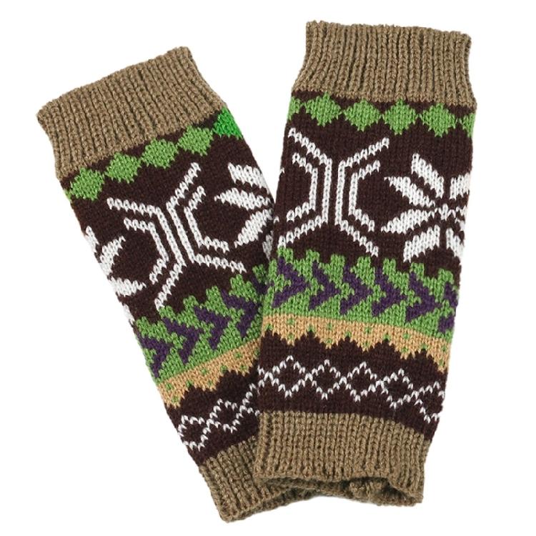 Teens Girl Colorful Christmas Gloves Decorative Oversleeves Women Accessories