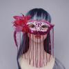 Mysterious Half Face Mask Tassel Design Party Mask Fashion Fox Mask  Masquerade