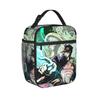 Kujo Jotaro Insulated Lunch Bags Portable J-Jojo Anime Bizarres Reusable Thermal Bag Tote Lunch Box Beach  Travel Food Handbags