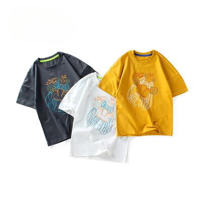 Children's Clothing Summer Korean Version of the New Children's Clothing T Children's T-shirt CuHK Children Cotton Top Boys Short Sleeves