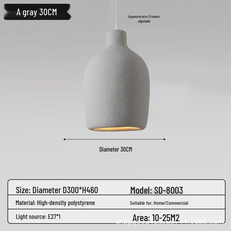 Nordic Modern French Wabi-sabi Double-Height Chandelier for Villa or Restaurant