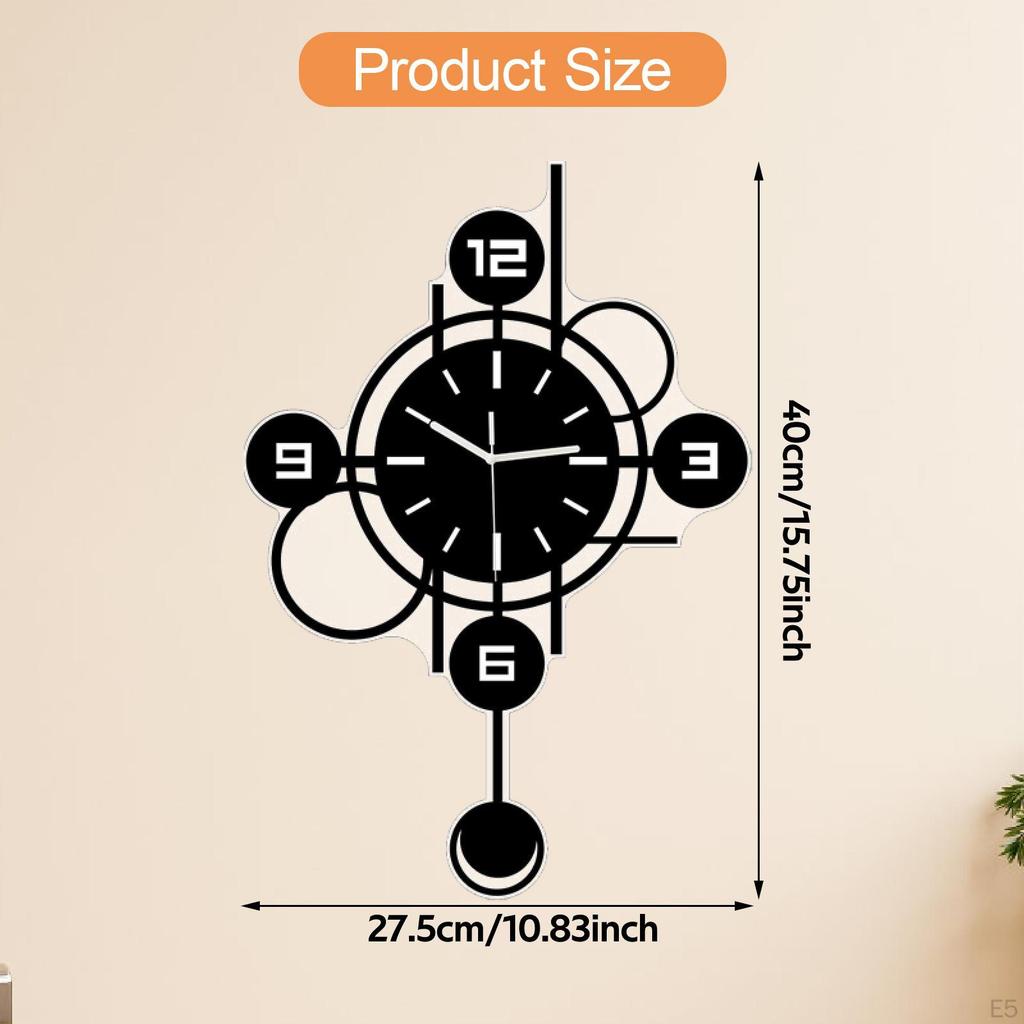 Clock Home Decor Hanging for Indoor