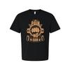 No Pain No Gain Unisex Graphic T Shirt With Fist Lifting Barbell Design In Orang