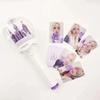(G)I-DLE Light Stick Ver. 2 – Castle Light with Purple Glitter Globe, Bluetooth Concert Sync for NEVERLAND Less