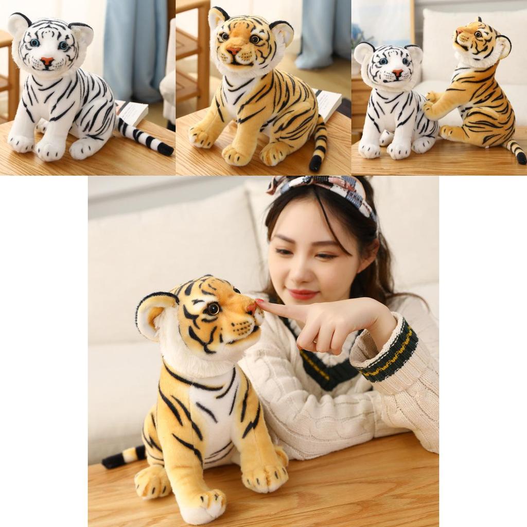 Lovable Cute Cartoon Tiger Stuffed Animal Plush Toy Ideal For Children's Gifts