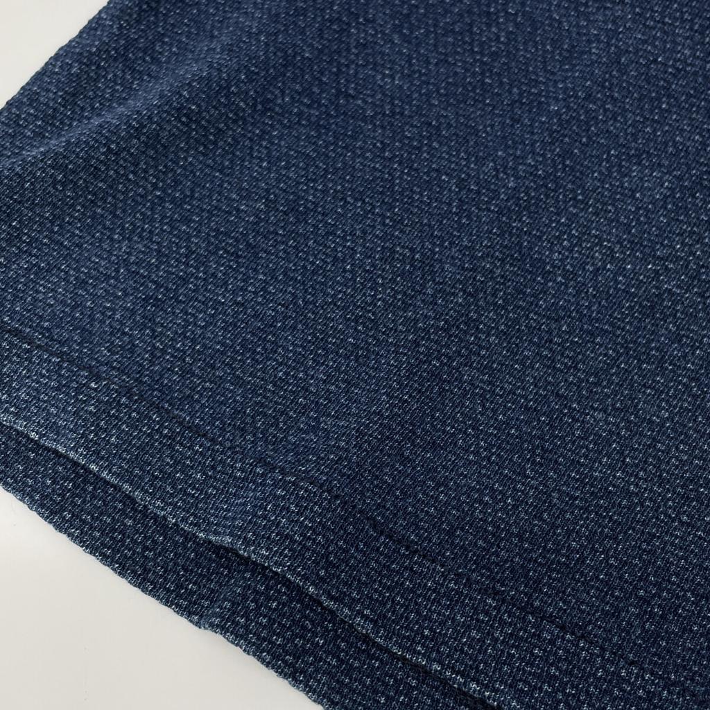 RRL Indigo Henley Neck Cut and Sew Tops M IndigoUsed