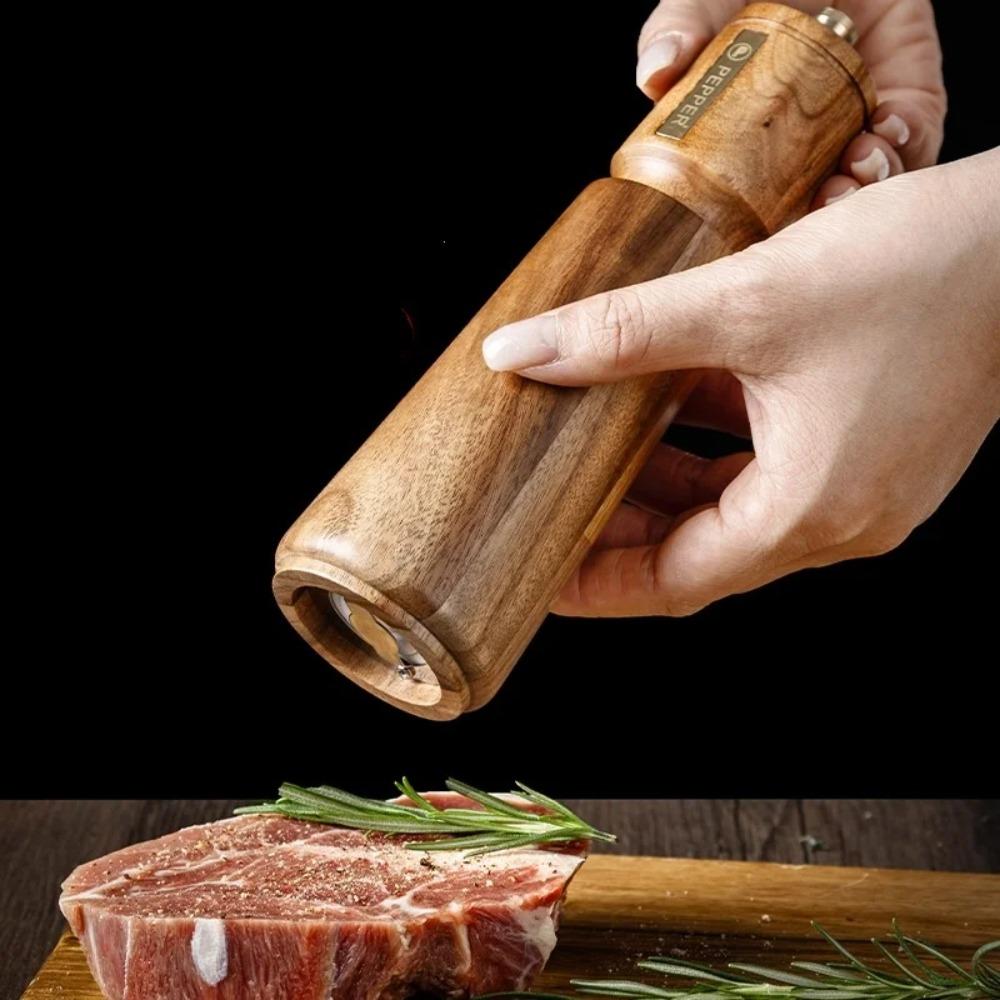 Adjustable Particle Size Pepper Grinder Ceramic Core Pepper Grinding Bottle Seasoning Bottle  Steak
