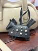 Personalized Leather Pony Bag Charm - Versatile, Cute Hanging Ornament