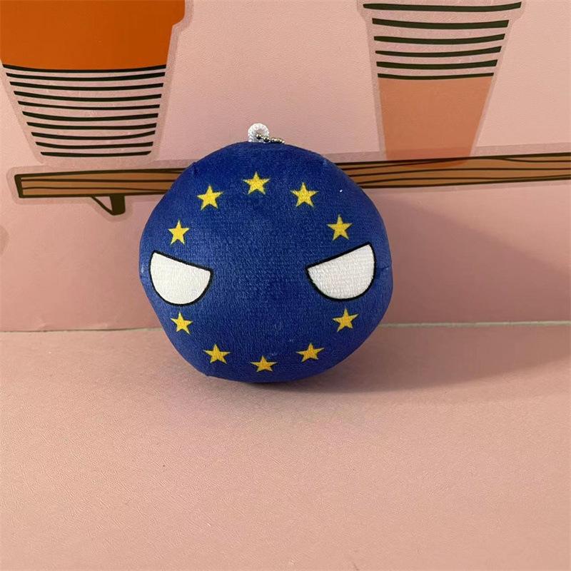 

10см Плюшевая игрушка Кантрибол Польша Великобритания Украина Германия Мягкая кукла Украшение 10cm