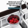 Stainless Steel Swan-shaped Sink Litter Strainer Basket Kitchen Corner Filter Basket Sink Household Drain Basket Rack Hooking