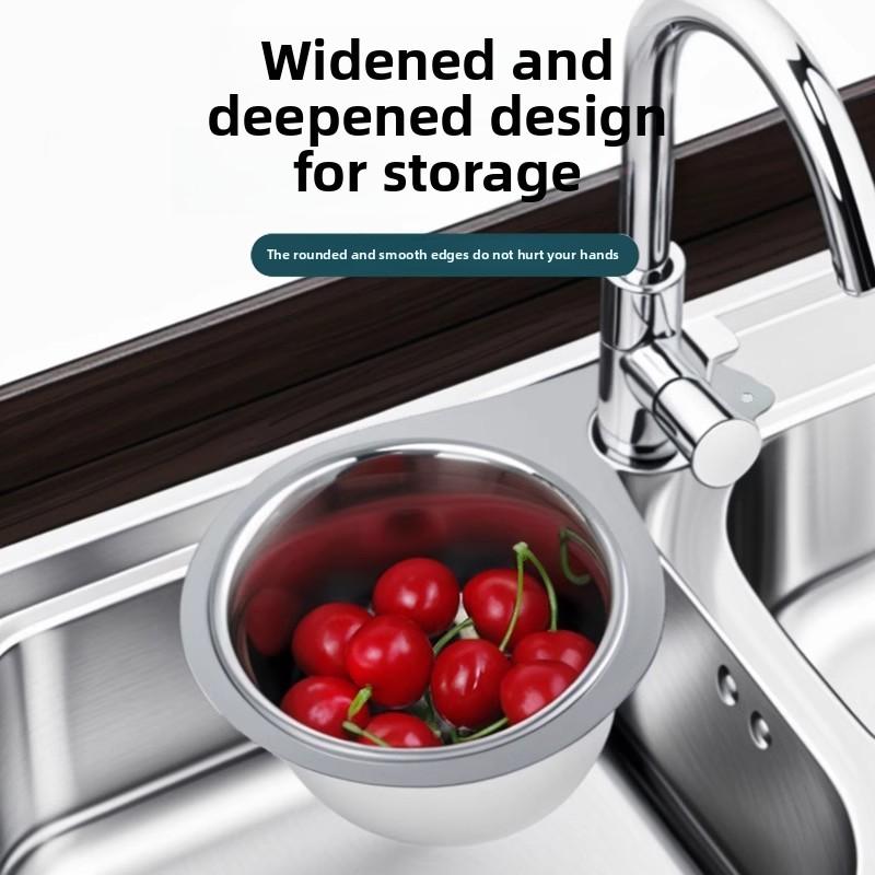 Stainless Steel Swan-shaped Sink Litter Strainer Basket Kitchen Corner Filter Basket Sink Household Drain Basket Rack Hooking