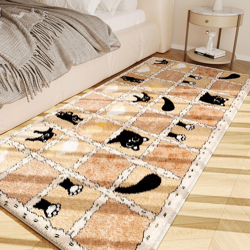 Couverture de chevet isolante d'hiver pour chambre d'enfant, Coussin pour le pied du lit, le salon, le balcon, Décoration intérieure