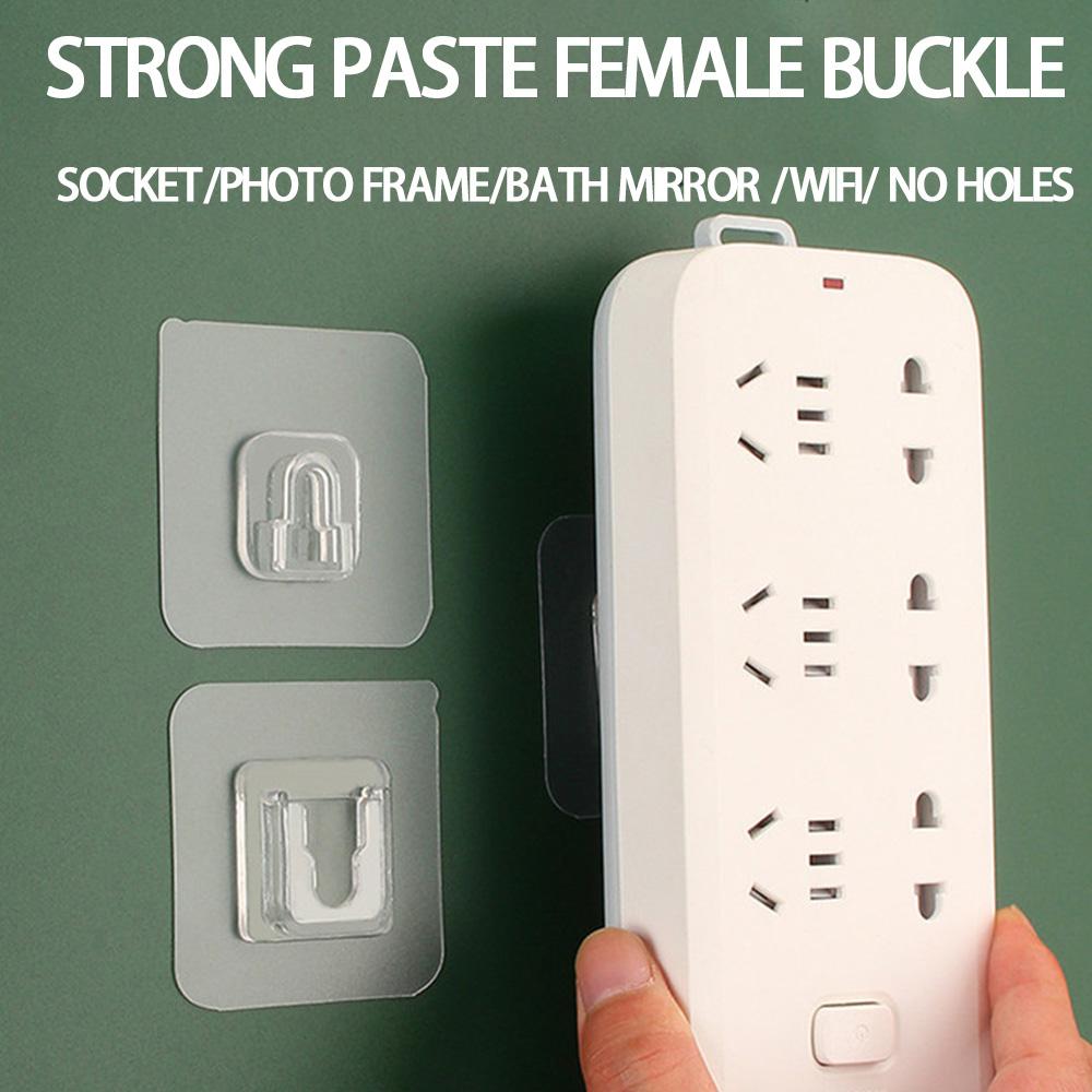 Xiaomi 20PCS Double Sided Adhesive Wall Hooks Invisible Traceless Snap Wall Hook Home Holder Bathroom Kitchen Bedroom Hook Kit