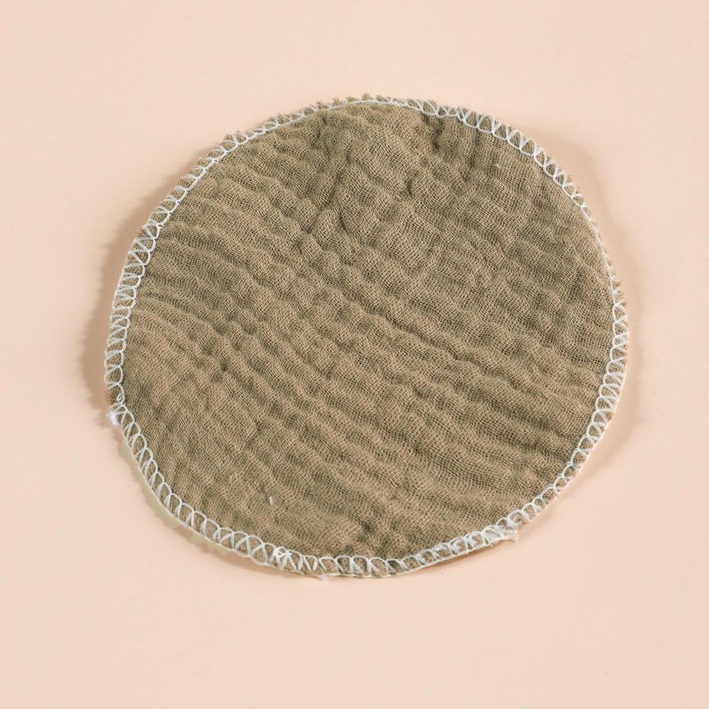 Coppette Assorbilatte Riutilizzabili in Puro Cotone a Prova di Perdite - Delicati sulla Pelle, Design a Tre Strati in Garza Anti-Fuoriuscita
