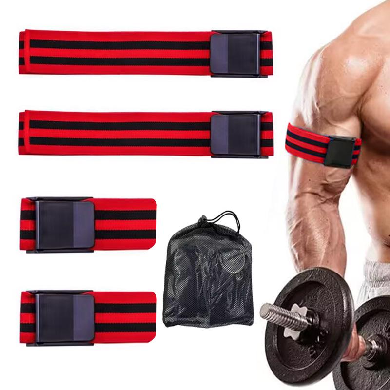 BFR Fitness Tourniquet Band for Blood Flow Restriction Training – Arm & Thigh Muscle Building, Curvy Hips Elastic Band