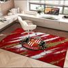 1PC rug Sunderland football Carpet, Chair Rug,Area Rug for Office Bedroom living rooms bedroom, Doormat decor Christmas fan gifts