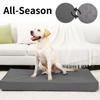 Large Extra Dog Pet Bed Washable Sponge Orthopedic Crate Zip Flat Mattress