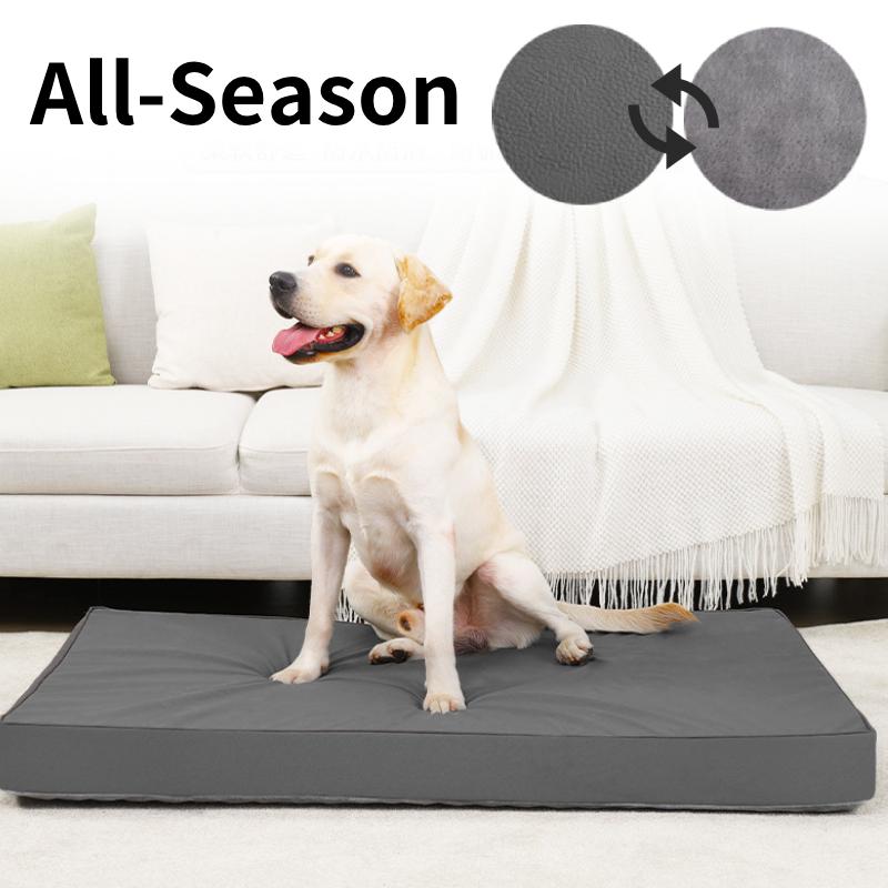 Large Extra Dog Pet Bed Washable Sponge Orthopedic Crate Zip Flat Mattress