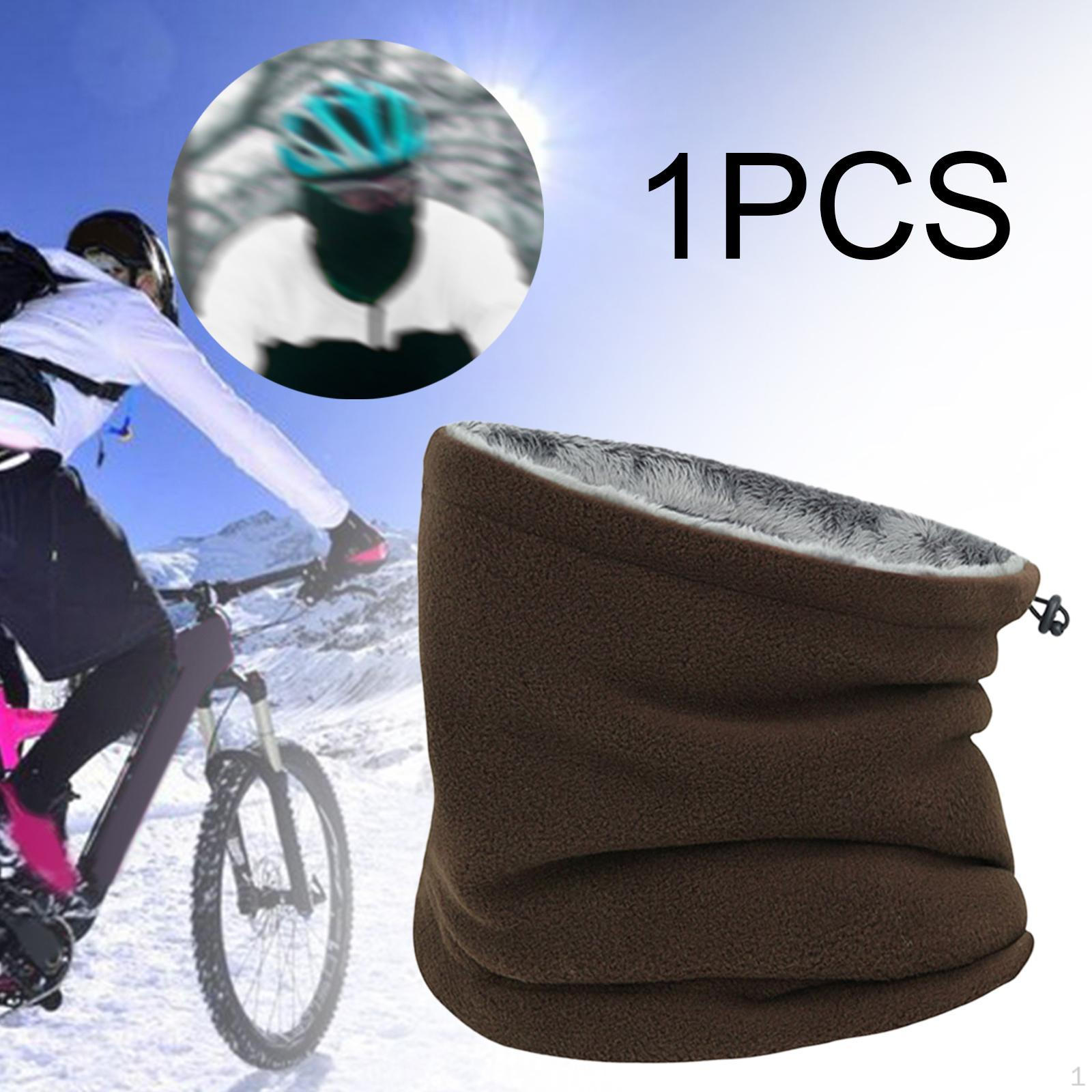 

Зимняя шейная гетра, регулируемая маска для лица для велоспорта, спорта, пешего туризма, велоспорта на открытом воздухе кофейный