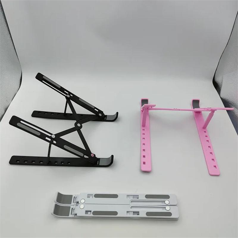 Portable Laptop Stand Foldable Support Base Plastic Notebook Stand for Computer Laptop Holder Cooling Pad Riser