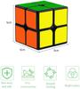 Magic Cube 2x2x2 Magic Speed Cube 2x2 Cube Smooth 3D Puzzle Toy Mini Pocket Twist Toy Educational Toys for Boys Girls Kids Adult