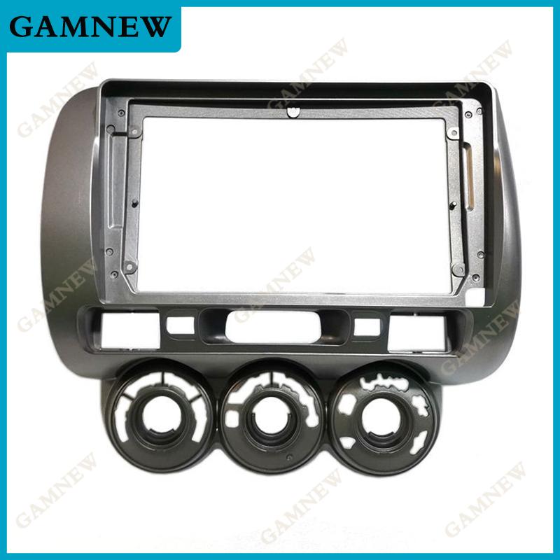 

9 Inch Car Radio Fascia Frame Cable For HONDA FIT JAZZ CITY 2002-2008 Stereo Android Dashboard Kit Face Plate Frame Fascias Left MT Frame