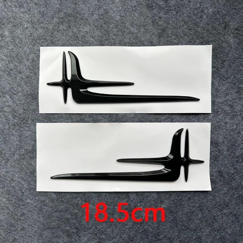 For Mercedes Benz Fender Side Angel Wing Labels C-class E-class C200L Extended Version Refit Accessories Pair Decals Stickers PM1