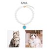 Hund Katze Perlenkette Verstellbares Zubehör Eleganter Haustierschmuck für weibliche