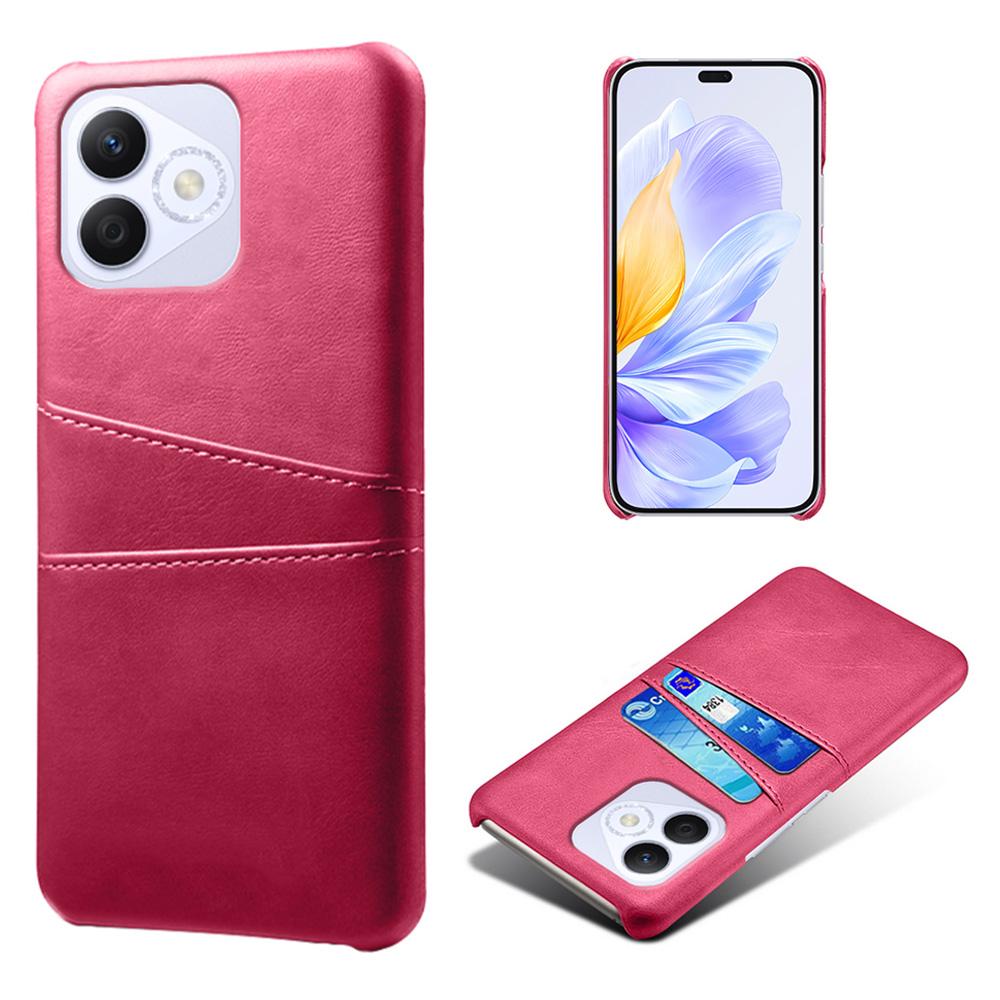 For Honor X60i 5G Case Dual Card Slots PU Leather+Hard PC Phone Cover