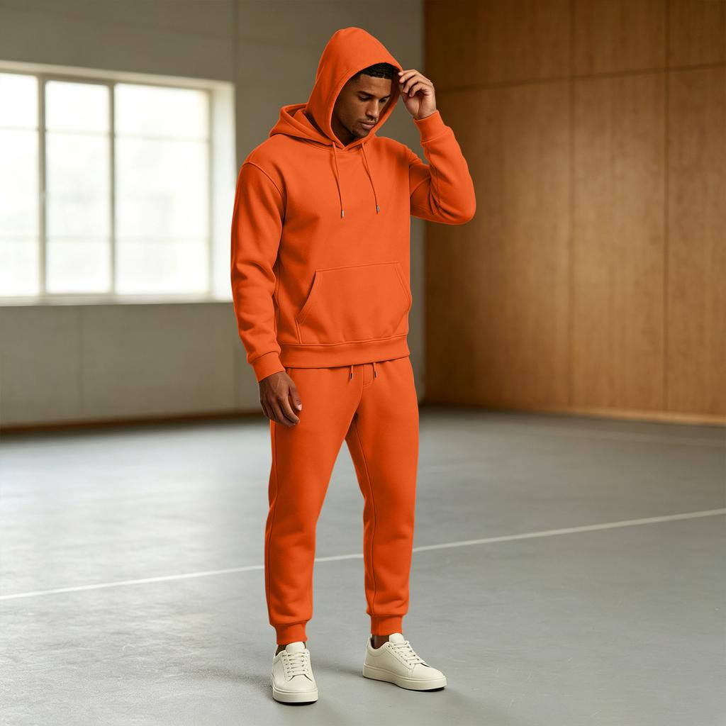 Herren Casual Sweatshirt Set für Herbst Winter Sport Aktive Kleidung