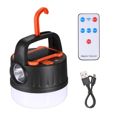 Solarna lampa kempingowa LED z możliwością ładowania, lampa wisząca do namiotu, przeznaczona do awaryjnego huraganu na zewnątrz