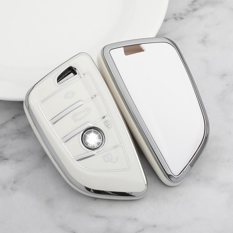 ABS Style Car Key Case Cover Shell Fob for BMW X3 X5 X6 F30 F34 F10 F20 G20 G30 G01 G02 G05 F15 F16 1 3 5 7 Series