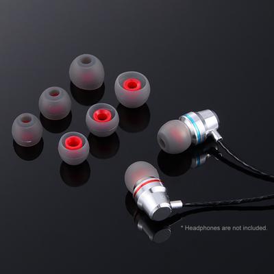 5 Pairs Soft Silicone Soundproof In-ear Ear Caps Replacement Earphone Accessory