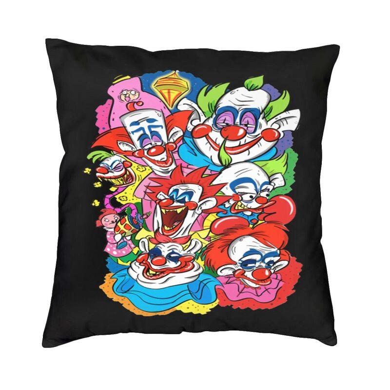 Horrorfilm Killer Clowns aus dem Weltall Kissenbezüge Heimdekoration Kawaii Outdoor Kissen Quadratischer Kissenbezug