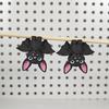 Mini Hanging Bat Figurine 3D Printed Small Bat Statue Halloween Holiday Party Spooky Black