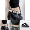 Row Double Eyecatching Star Design Casual Belt For Womens Trendy Wardrobe