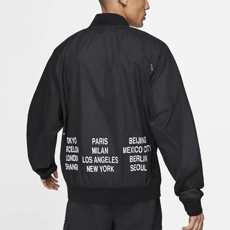 Nike Men's Alphabet Logo Woven Casual Jacket DA0648-010