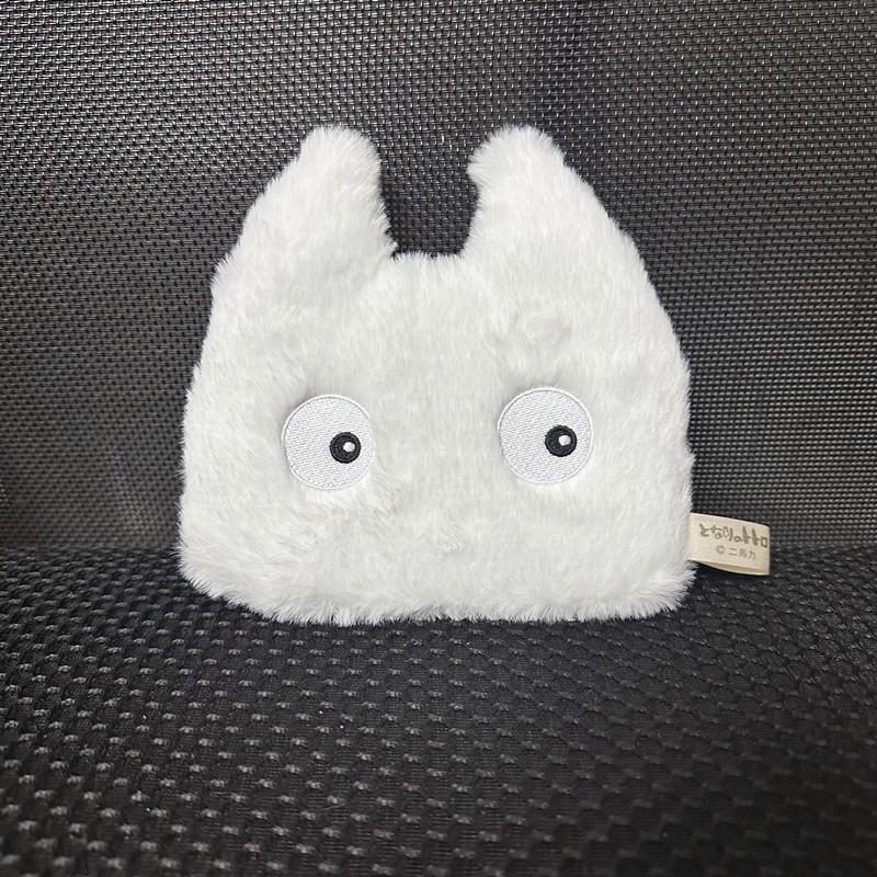 Schattige Totoro Portemonnee Sleutelhanger Rits Kleine Portemonnee voor Tieners Meisjes Vrouwen Kawaii Datakabels oren Tas Sleutelzakje