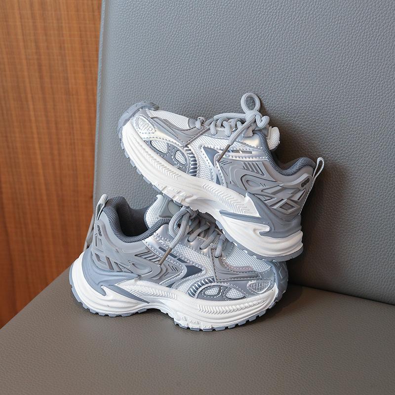 Boys' sports shoes spring and autumn new children's shoes girls' dad shoes middle and older children's casual running shoes trend