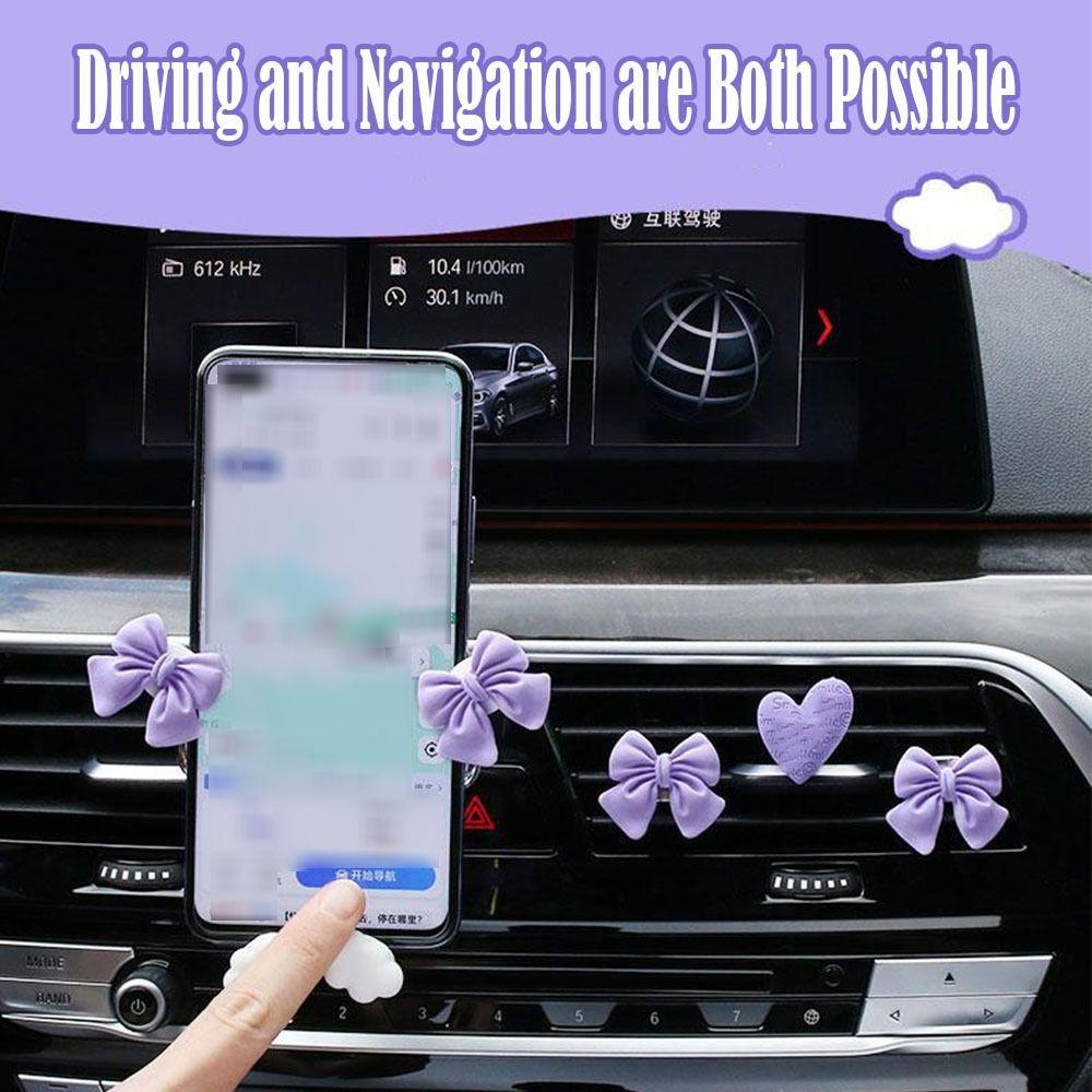 Shockproof Car Air Outlet Clip Mount Anti-Skidding Car Phone Holder Car Mobile Phone Bracket