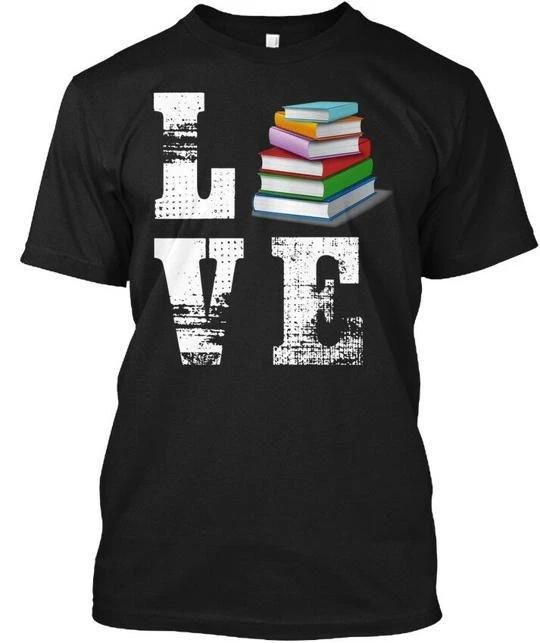 Love Reading Books Reader Brain Food TTshirt Made in the USA Size S to 5XL M