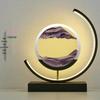 Chinese Landscape Flowing Sand Lamp: Creative Hourglass Decor for Desk, Living Room, Bedroom, or Wine Cabinet.