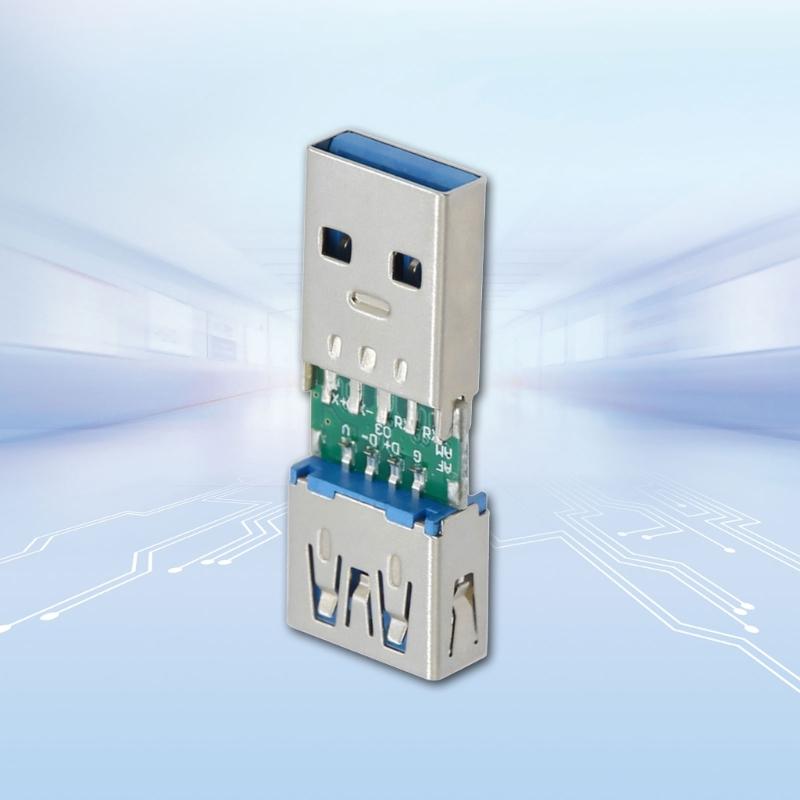 USB 3.0 Male To Female Adapter Converter Head for Data Transfer and Charging Wide Compatibility with USB Devices