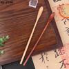 Japansk matlagning Honung Socker Sked Te Kaffe Rörskedar Långt Handtag Träsked Hushåll Dessert Dryckssked Liten Sked