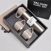 304 Stainless Steel Vacuum Insulated Bottle Gift Set Office Business Style 500ML Coffee Mug Thermos Bottle Portable Flask Carafe