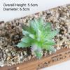 Zelený flokovaný umělý sukulentní rostliny Domácí Ložnice Obývací pokoj Dekorace Falešné rostliny DIY Květinové aranžmá plante artificielle