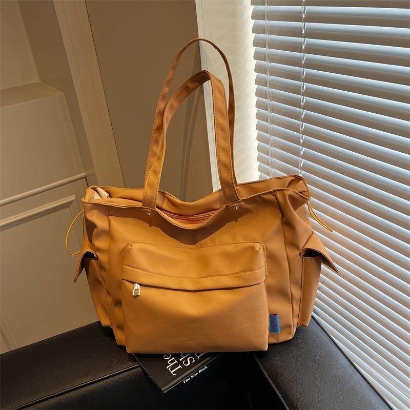 Large Capacity Bag Women's New Fashion Commuter Shoulder Armpit Bag Student Class Portable Tote Bag
