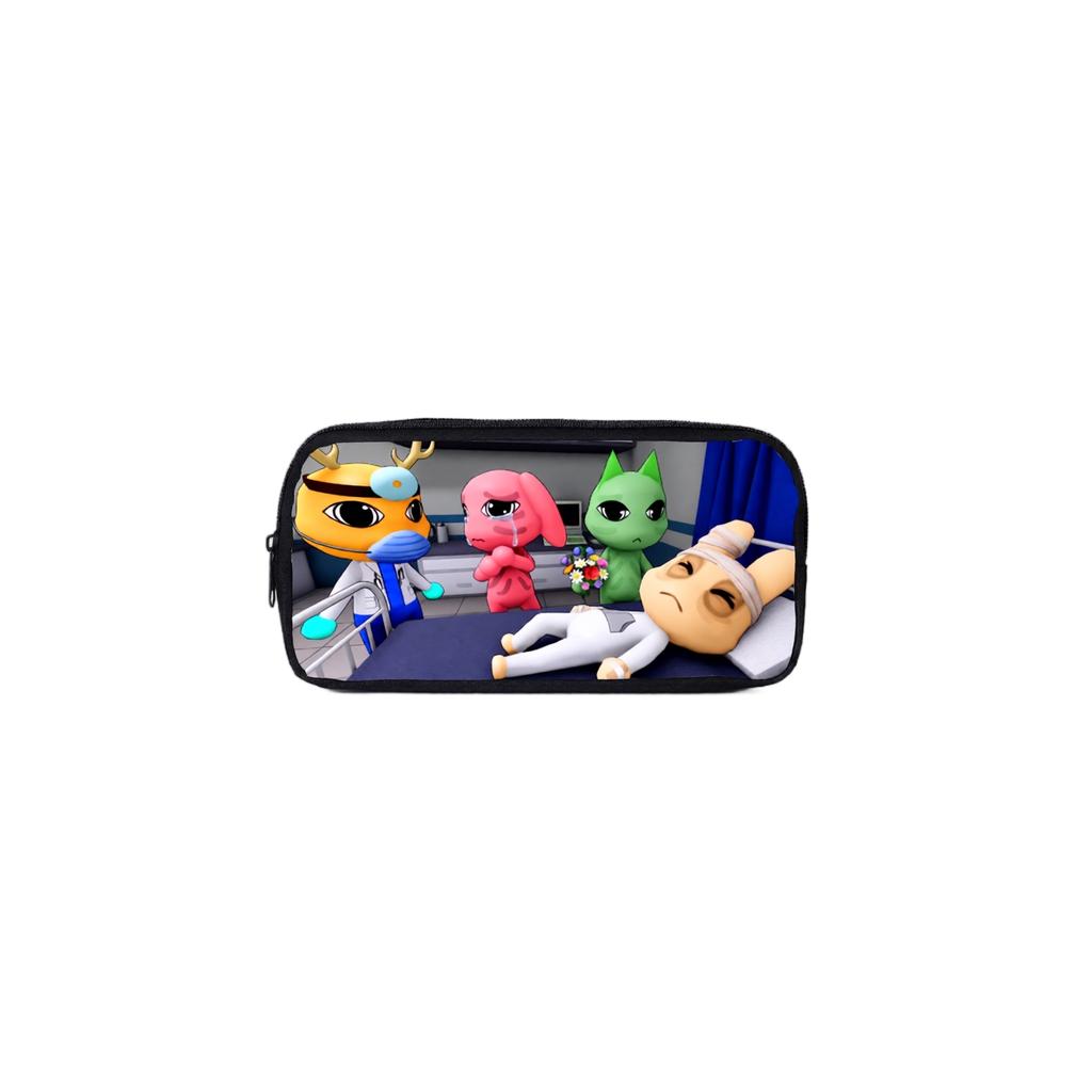 Animal Themed Pencil Case for Students - Pen Pouch for School Supplies