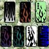 Creative Fashion Flame Phone Case For Samsung Galaxy A52 A42 A32 A22 A12 A02S A72 A73 A51 A41 A31 A21S A71 A40 A30S A20S