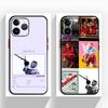 Singer S-Sfera Ebbasta Album Cover Phone Case Black Matte Thin Phone Case For iPhone17 16 15 14 13 ProMax